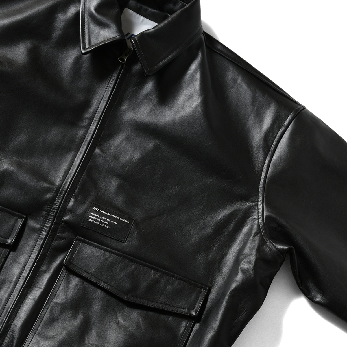 LEATHER EMBOSS JACKET【LA251006】