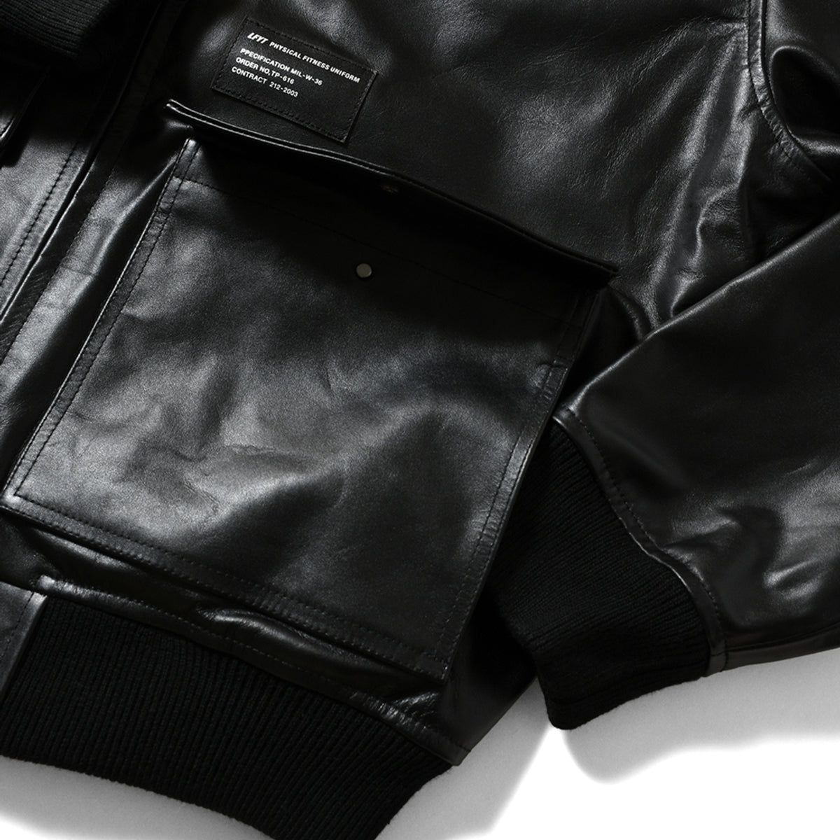 LEATHER EMBOSS JACKET【LA251006】
