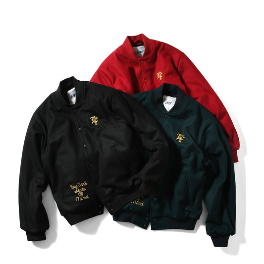 HERITAGE MELTON EMBLEM JACKET【LA251007】