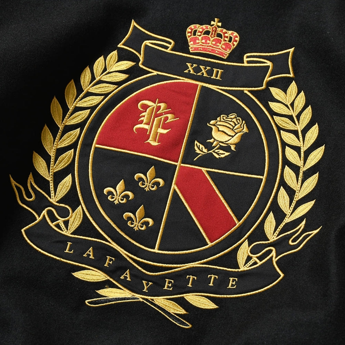 HERITAGE MELTON EMBLEM JACKET【LA251007】