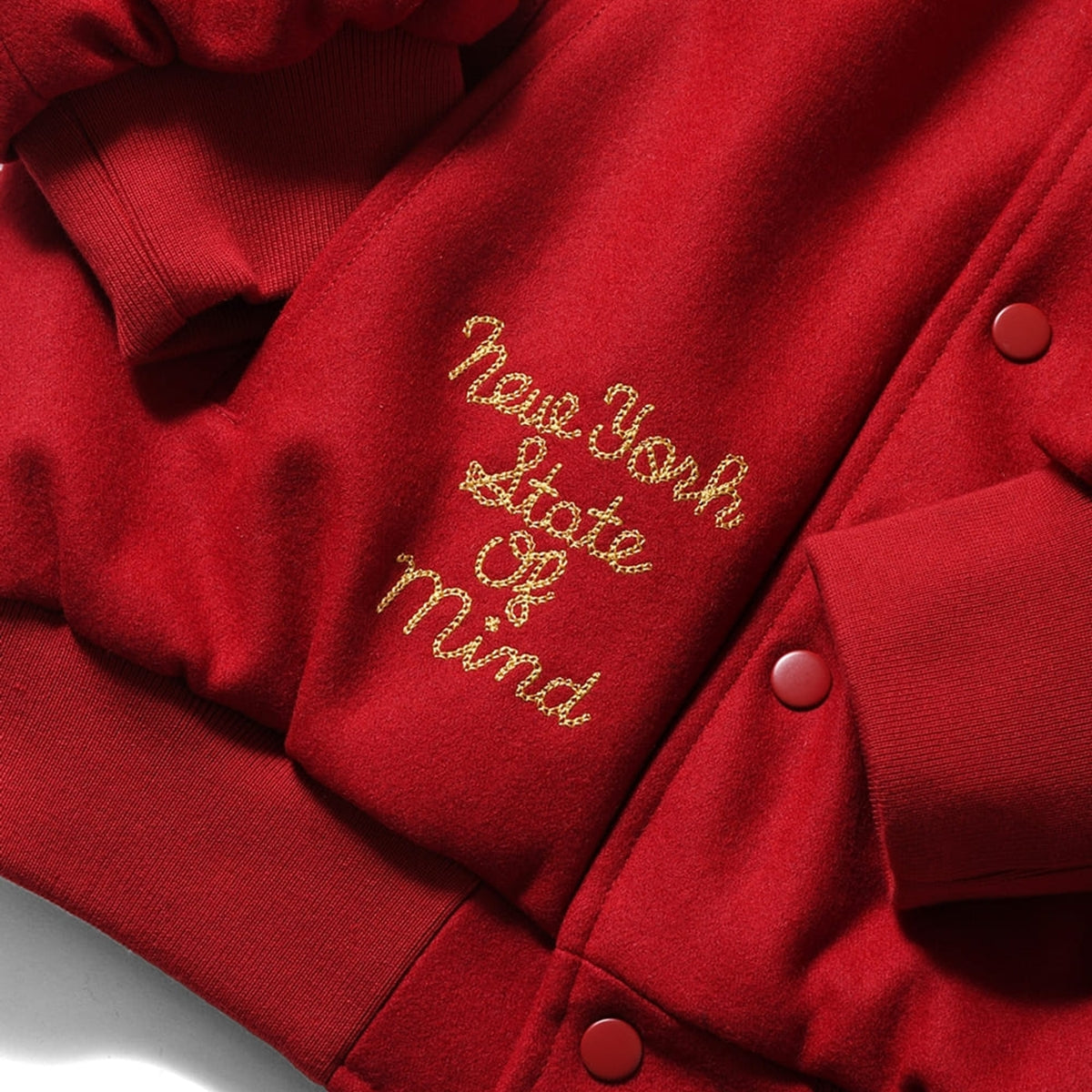 HERITAGE MELTON EMBLEM JACKET【LA251007】