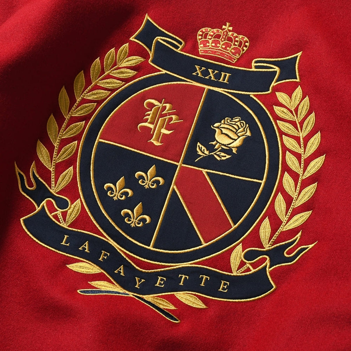 HERITAGE MELTON EMBLEM JACKET【LA251007】