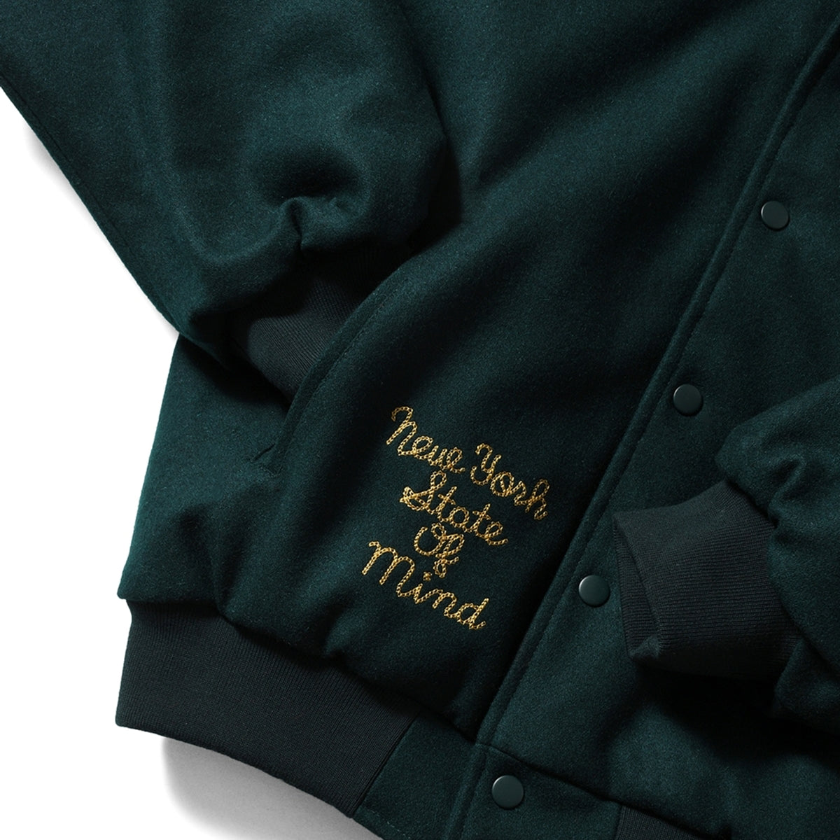 HERITAGE MELTON EMBLEM JACKET【LA251007】