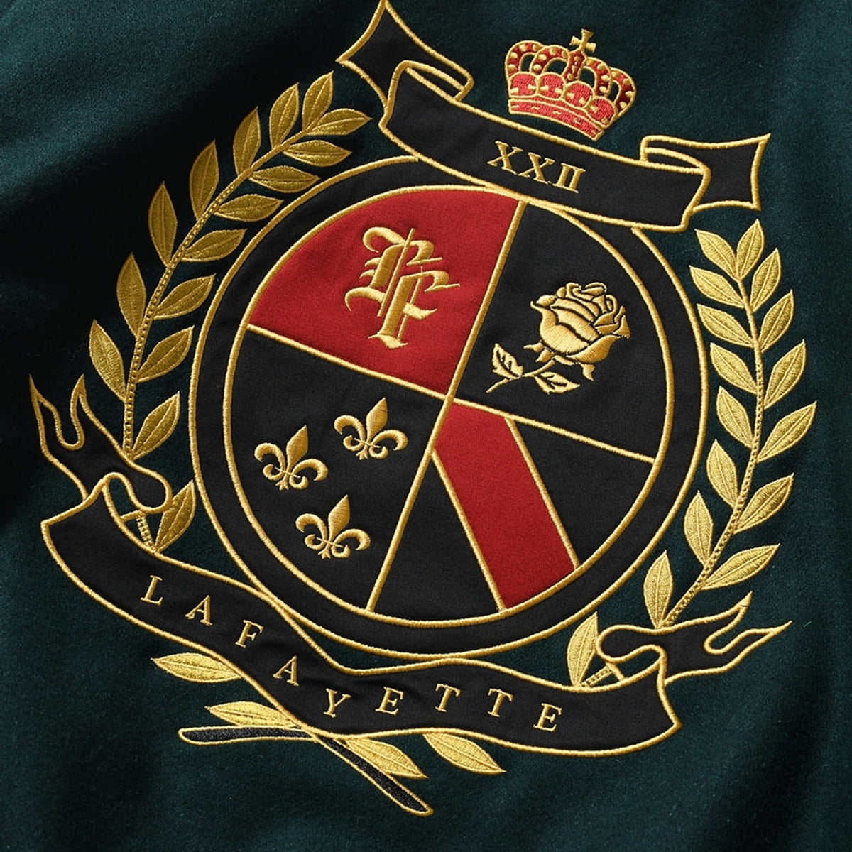 HERITAGE MELTON EMBLEM JACKET【LA251007】