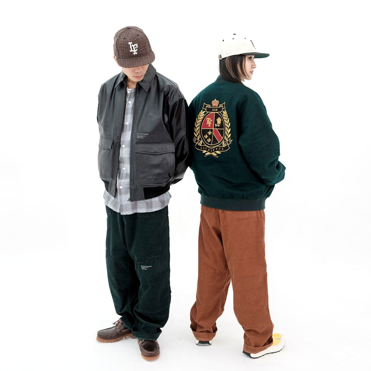 HERITAGE MELTON EMBLEM JACKET【LA251007】