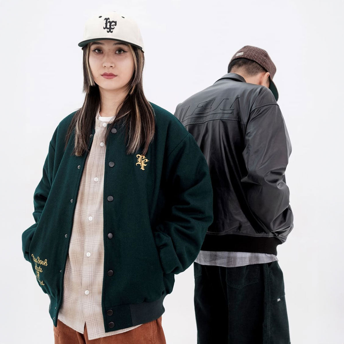 HERITAGE MELTON EMBLEM JACKET【LA251007】