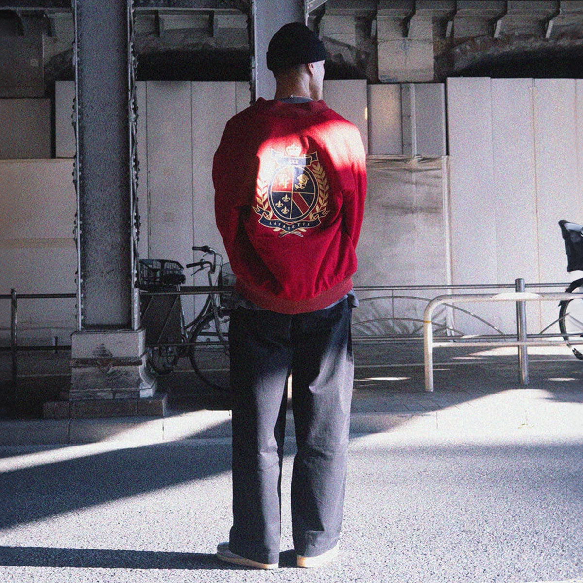 HERITAGE MELTON EMBLEM JACKET【LA251007】