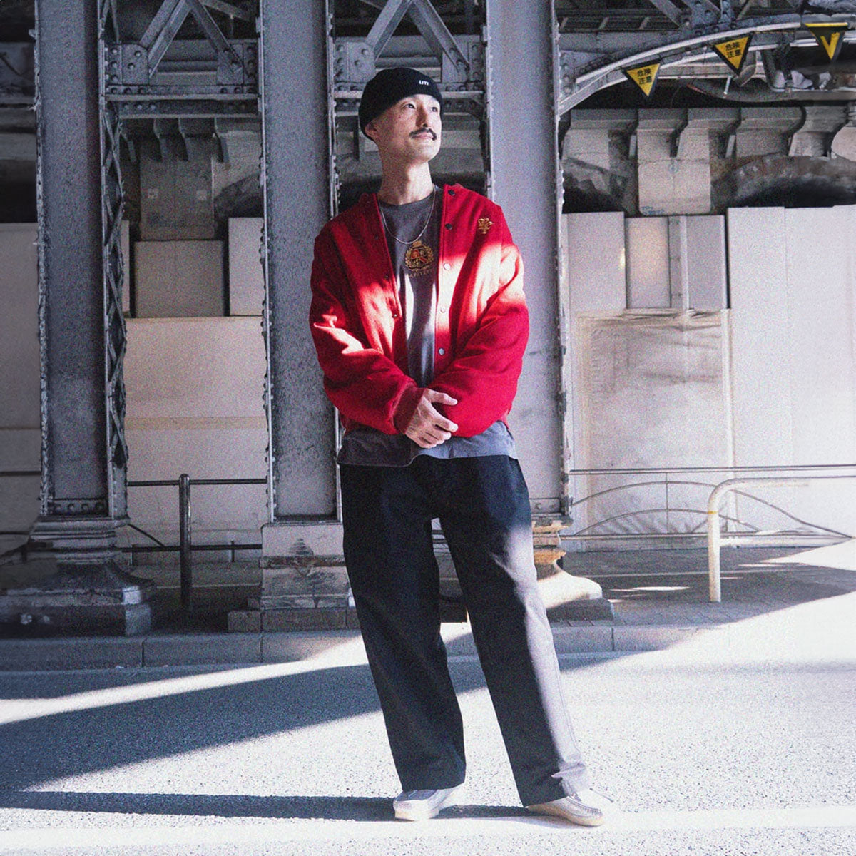 HERITAGE MELTON EMBLEM JACKET【LA251007】