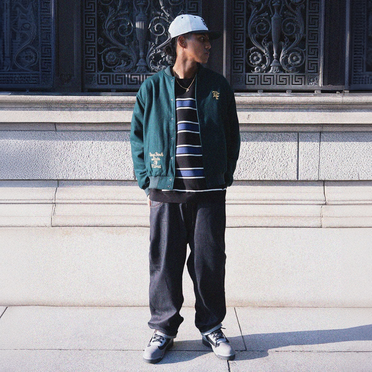 HERITAGE MELTON EMBLEM JACKET【LA251007】