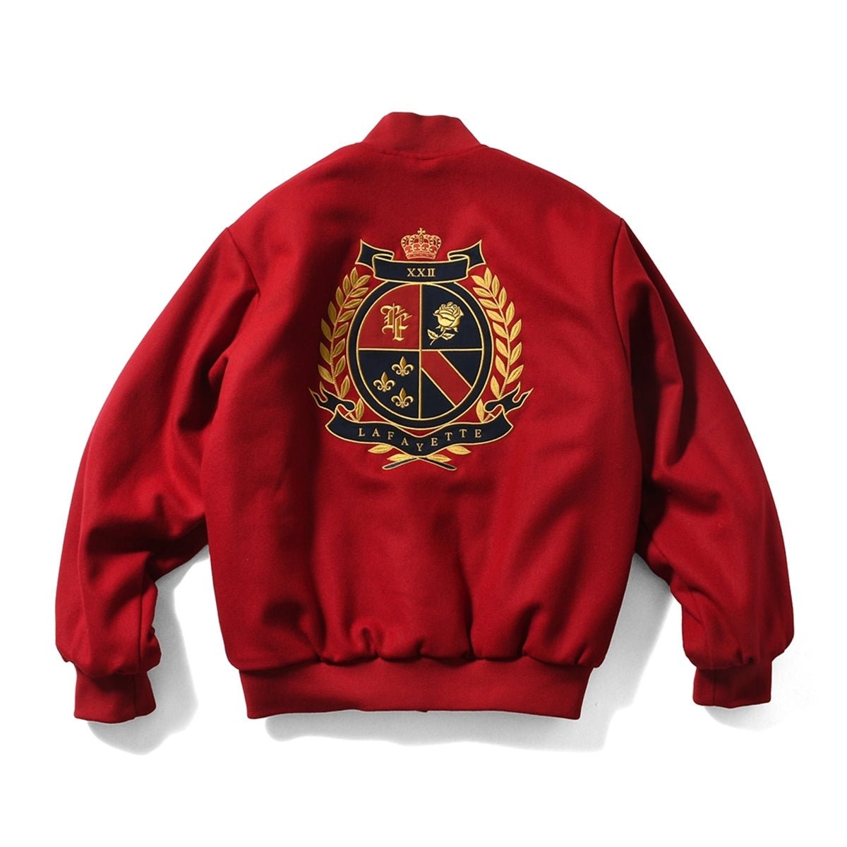 HERITAGE MELTON EMBLEM JACKET【LA251007】