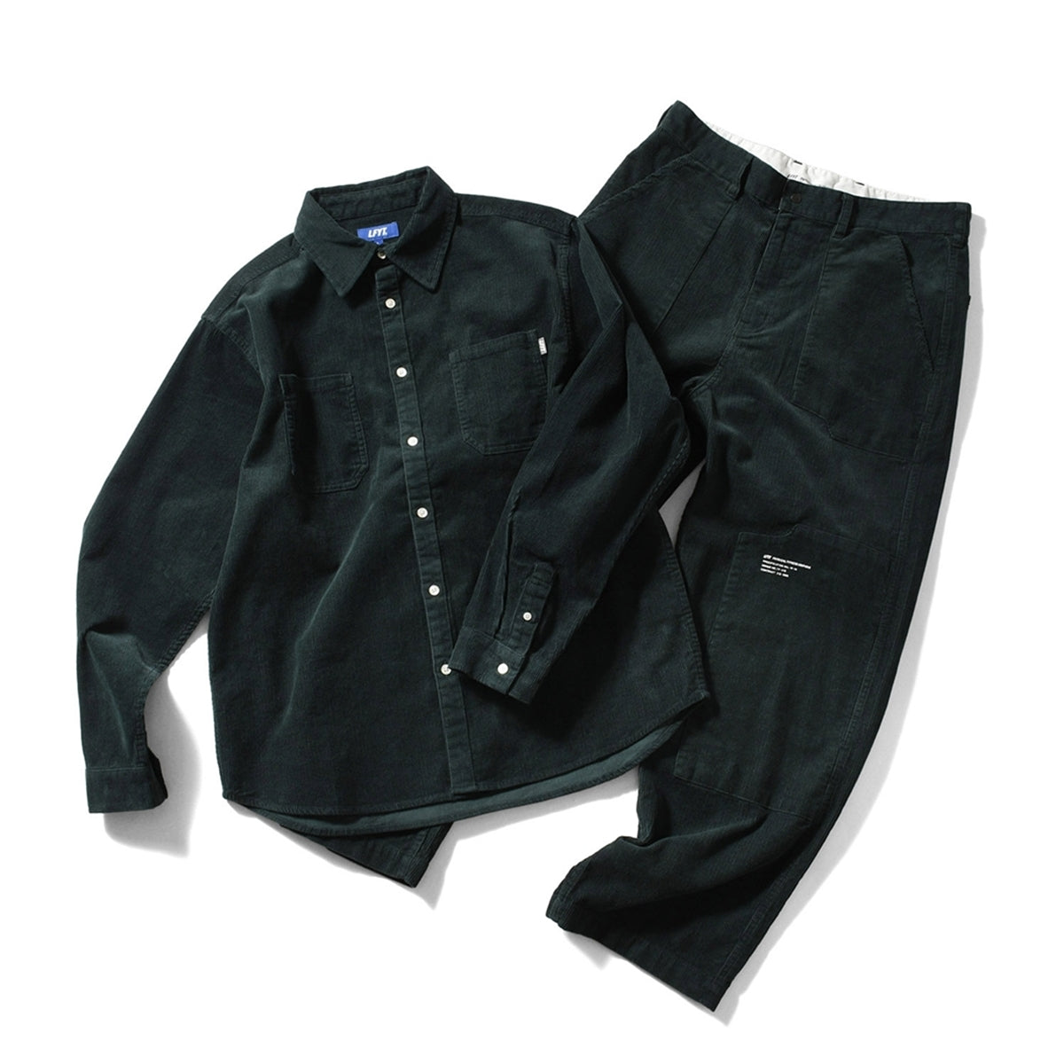 LFYT - DOUBLE KNEE CORDUROY PANTS【LA251203】