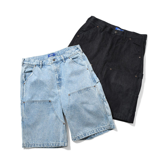 LFYT  -  DOUBLE KNEE DENIM PAINTER SHORTS【LS261302】