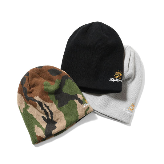 LFYT - GOLD L LOGO SINGLE BEANIE【LS261402】