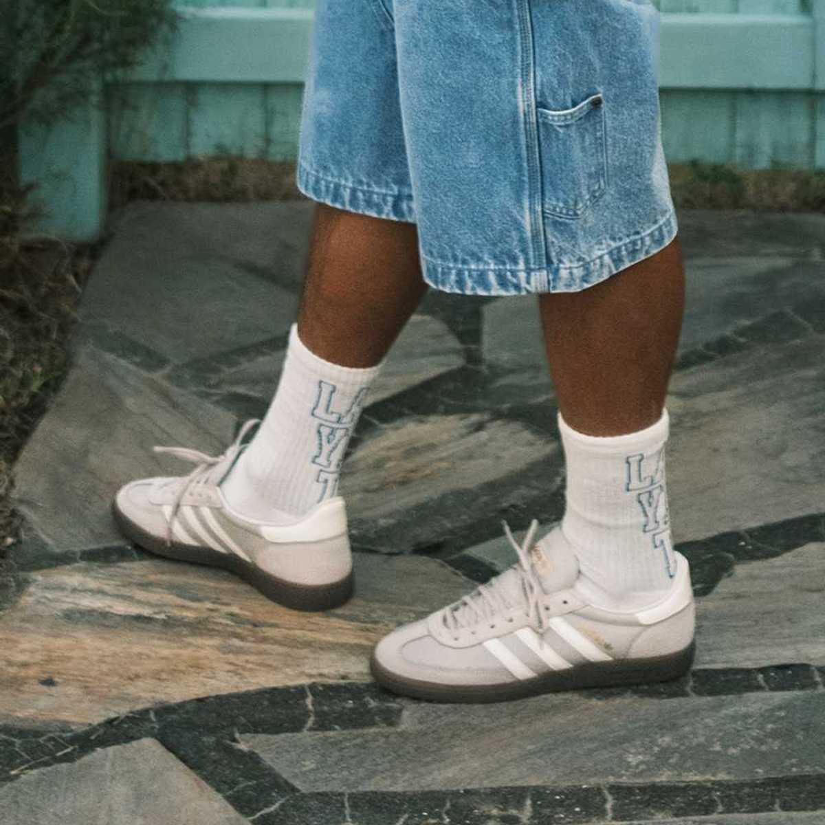 LFYT - LINE BREAK SOCKS【LS262101】