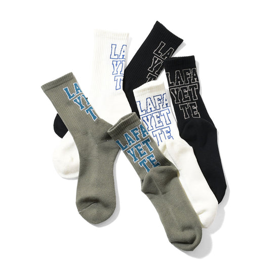 LFYT - LINE BREAK SOCKS【LS262101】