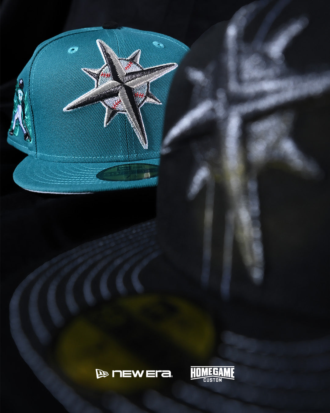 NEW ERA - SEATTLE MARINERS CO COMPASS 59FIFTY NORTHWEST GREEN【71083726】