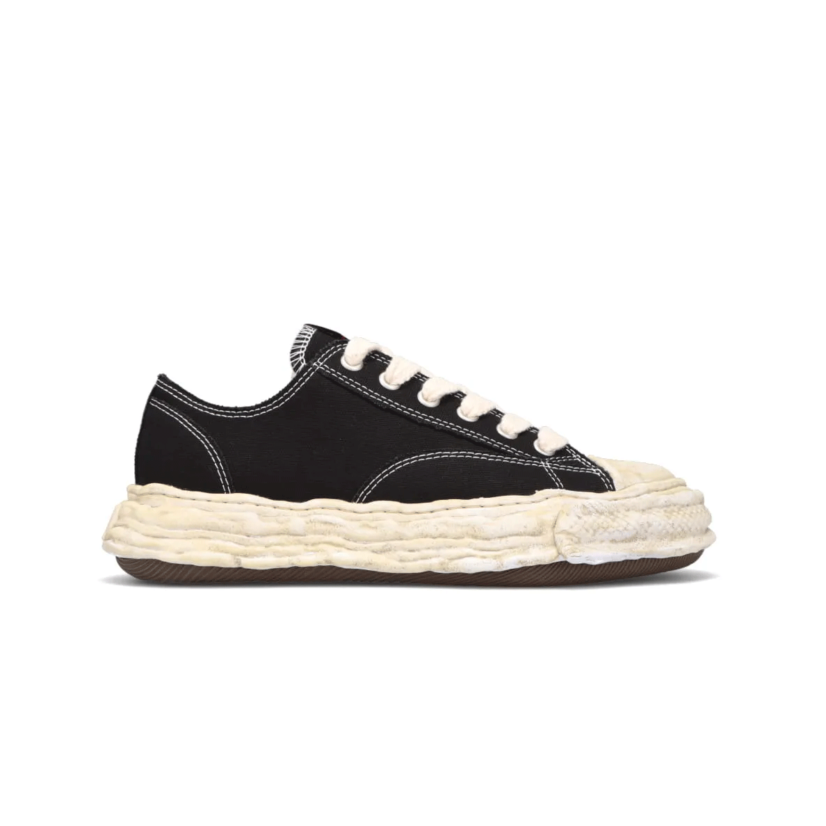 Maison MIHARA YASUHIRO ミハラヤスヒロ PETERSON 23 ピーターソン23 CANVAS LOW-TOP  Black ブラック 【A13FW713】