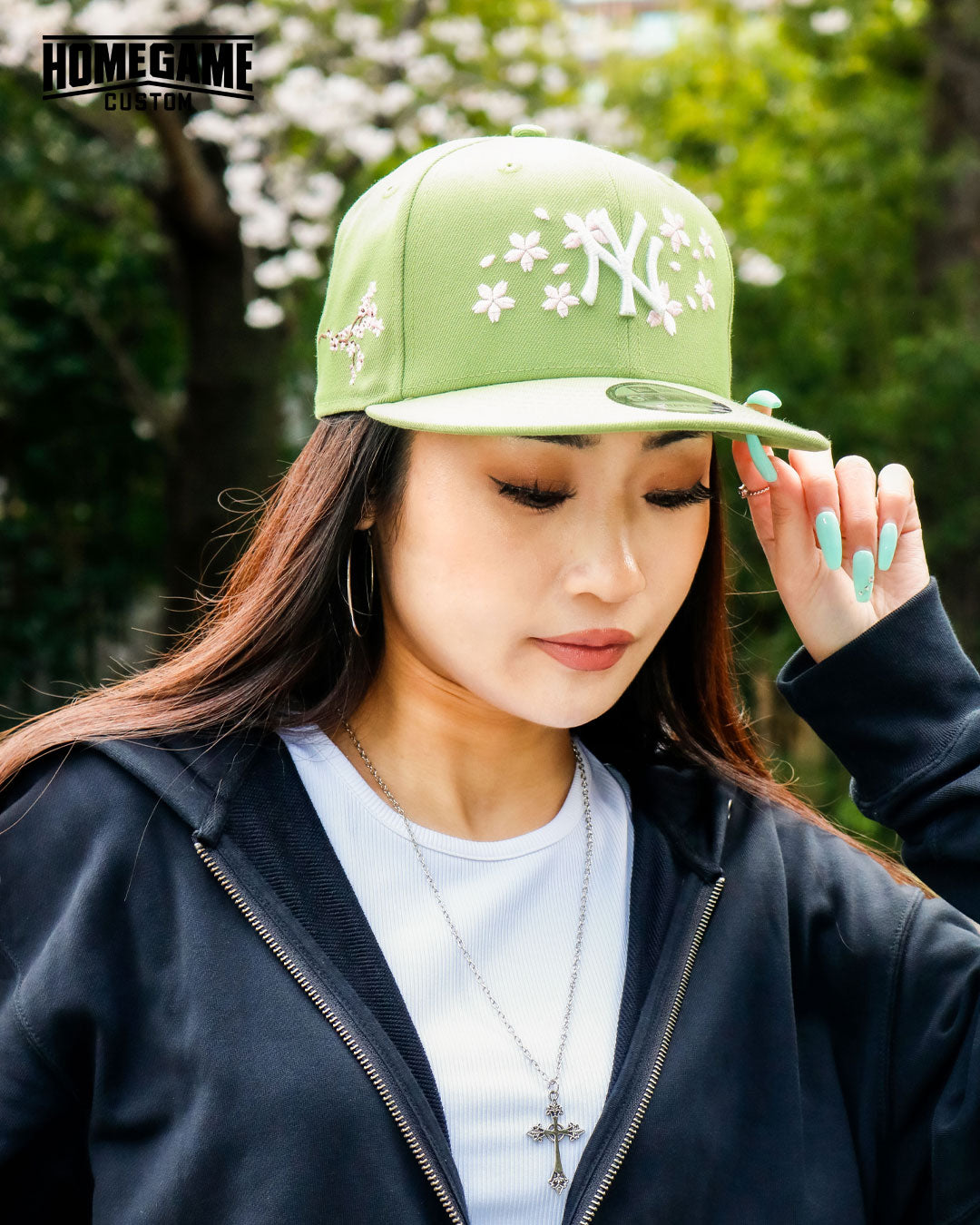 NEW ERA - NEW YORK YANKEES CO SAKURA 9FIFTY MATCHA GREEN 【71027541】