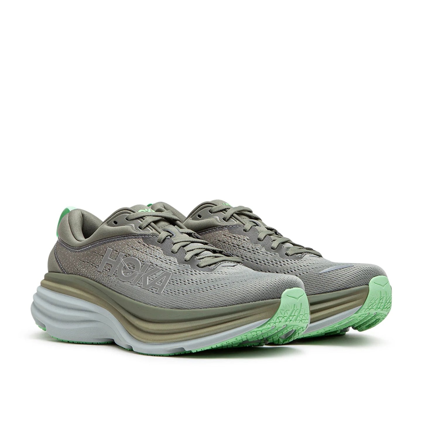 HOKA BONDI 8 / Hoka Bondi 8 OLIVE HAZE / MERCURY [1123202-OHMR]