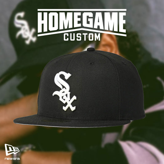 NEW ERA - CHICAGO WHITE SOX CO 59FIFTY OLD AUTH BLACK/WHITE【11458996】