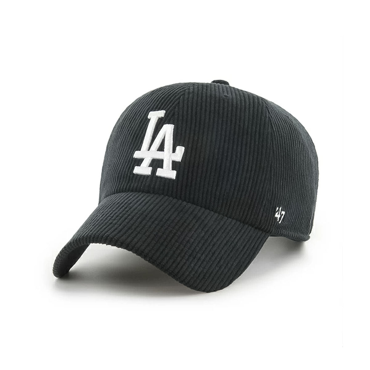 ’47 BRAND THCKC12EWS DODGERS THICK CORDUROY CLEAN UP BLACK 【47-MLB00201】