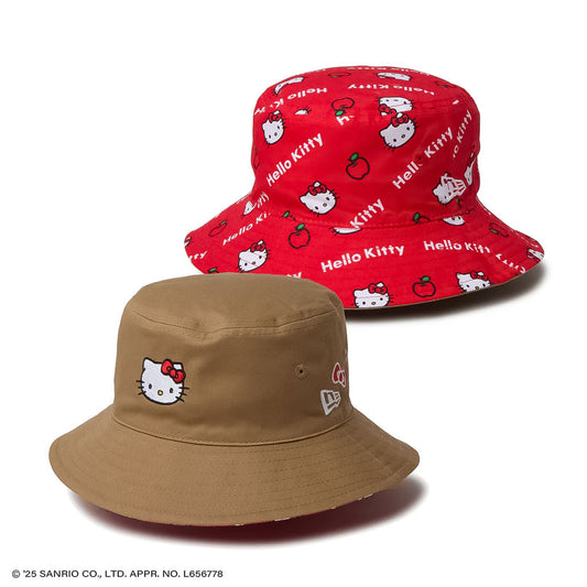 NEW ERA - KIDS BUCKET RV KITTY KHAKI/RED 【14348590】