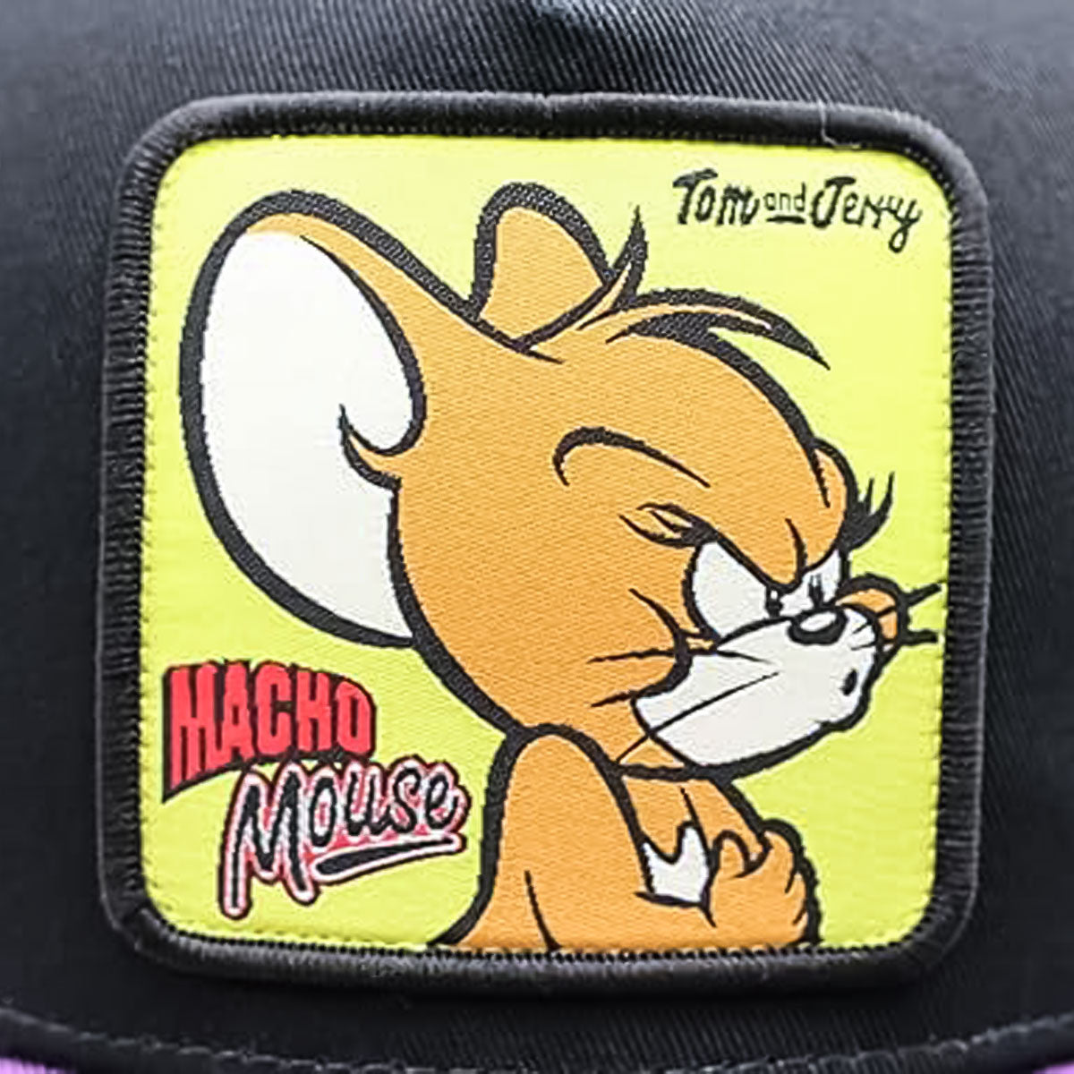 TOMandJERRY MACHO MOUSE TRUCKER CAP BK/PUR 【WNTJ-MCP02】