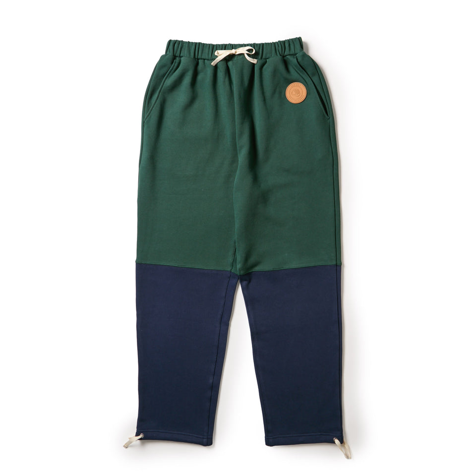 NEW ERA - OD 2TONE SWEAT PANTS TAKAYUKI OHASHI PATCH GRN NAVY【15171734】