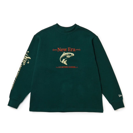 NEW ERA - OD WAFFLE LS TEE TAKAYUKI OHASHI GREEN【15171738】