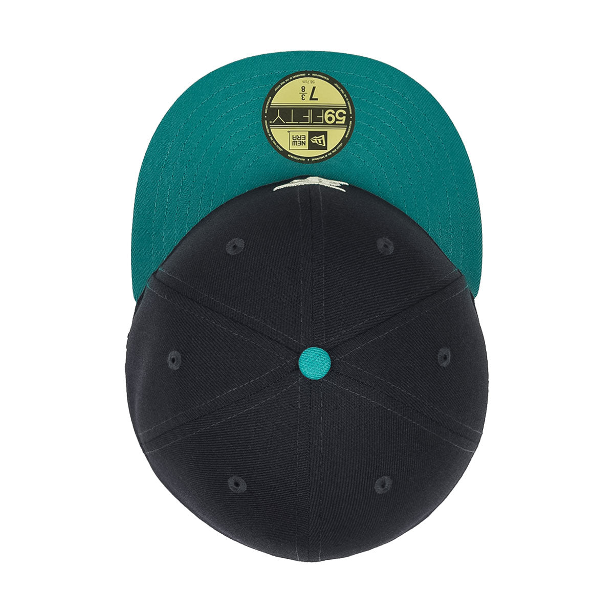 NEW ERA Fear of God ESSENTIALS x Mariners - 59FIFTY Cap BLACK/TEAL 【60363755】