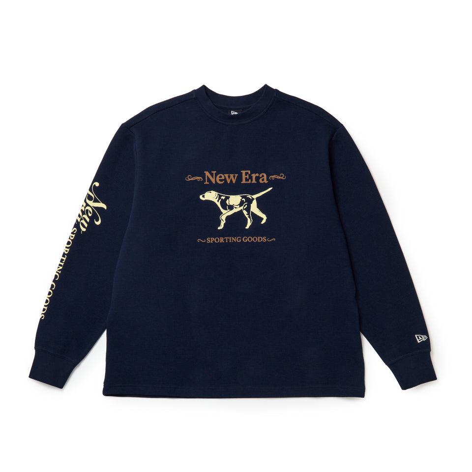 NEW ERA - OD WAFFLE LS TEE TAKAYUKI OHASHI NAVY【15171737】