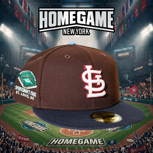 NEW ERA - St Louis Cardinals Sportsman Park 59Fifty Brown/Navy