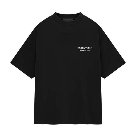 Fear of God ESSENTIALS JERSEY CREWNECK T-SHIRT BLACK 【125HO244360F】