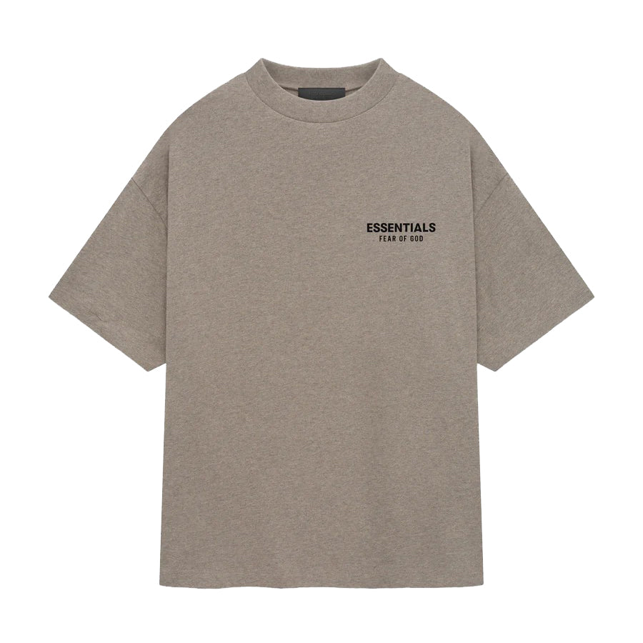 Fear of God ESSENTIALS JERSEY CREWNECK T-SHIRT HEATHER GRAY 【125HO244369F】