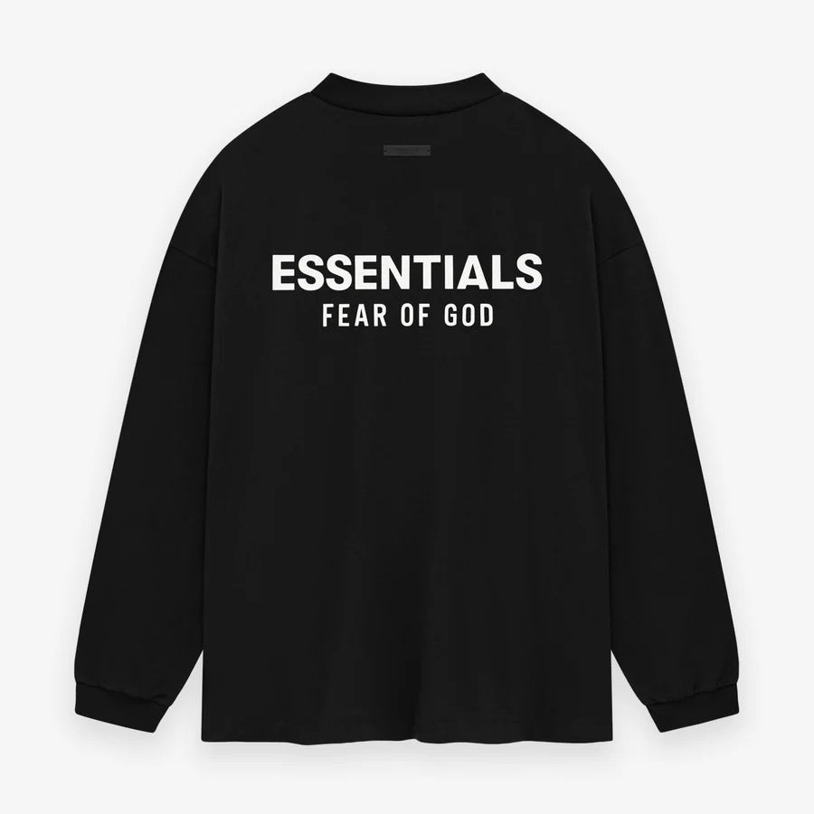 Fear of God ESSENTIALS JERSEY LONG SLEEVE T-SHIRT BLACK 【125HO244370F】