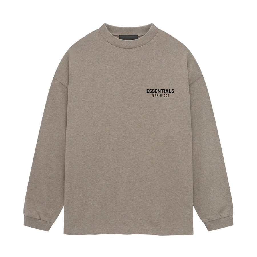 Fear of God ESSENTIALS JERSEY LONG SLEEVE T-SHIRT HEATHER GRAY 【125HO244379F】