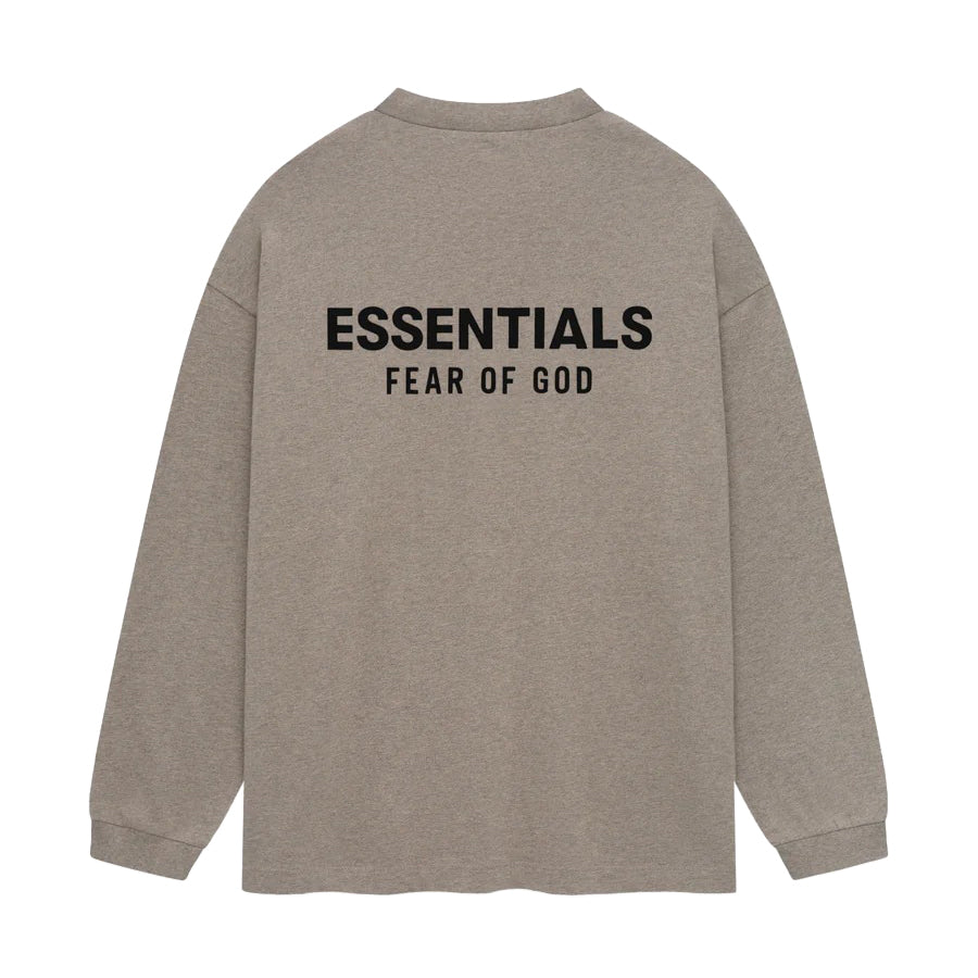 Fear of God ESSENTIALS JERSEY LONG SLEEVE T-SHIRT HEATHER GRAY 【125HO244379F】