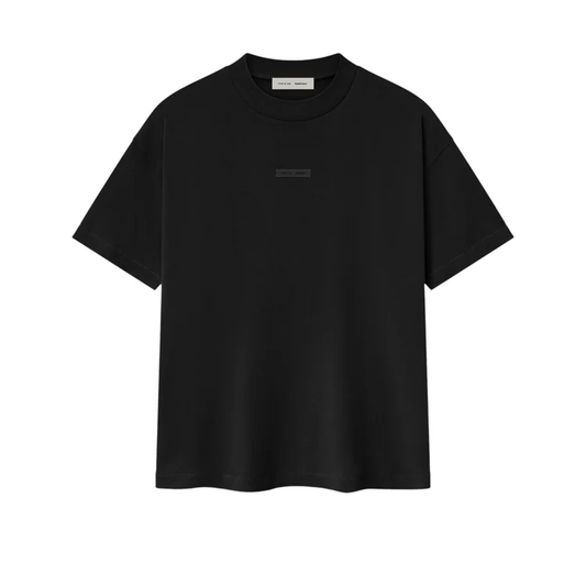 Fear of God ESSENTIALS - Classic Fit T-Shirts JET BLACK【125SP254190F】