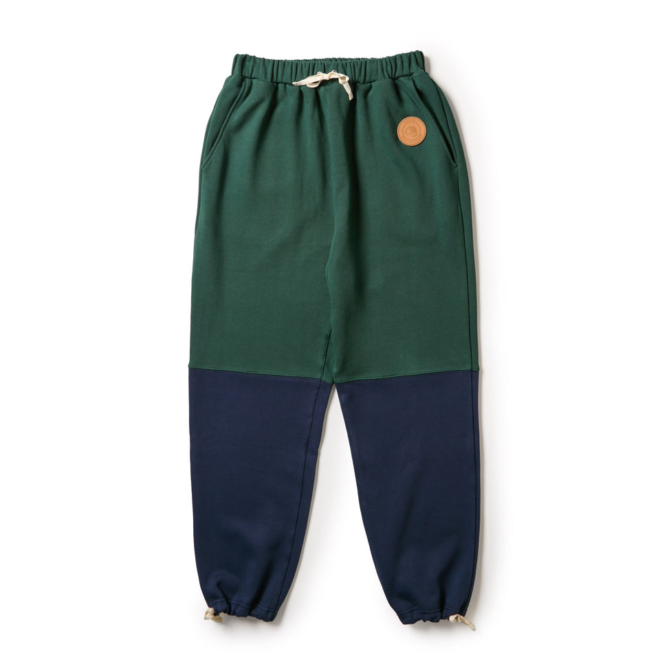 NEW ERA - OD 2TONE SWEAT PANTS TAKAYUKI OHASHI PATCH GRN NAVY【15171734】