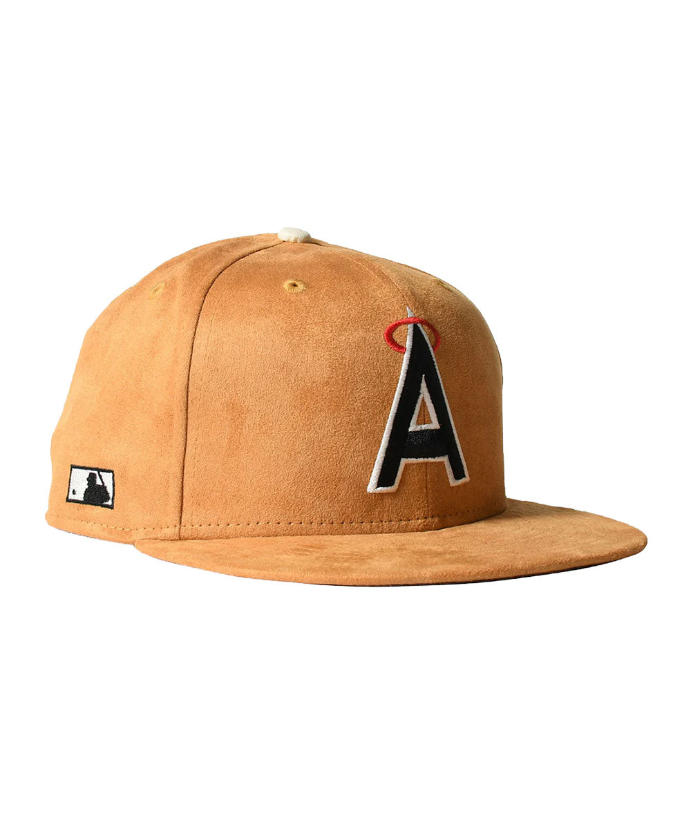 NEW ERA - California Angels CO 59FIFTY SUEDE CAMEL【14882005】