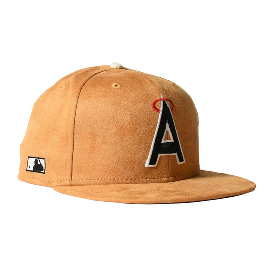 NEW ERA - California Angels CO 59FIFTY SUEDE CAMEL【14882005】