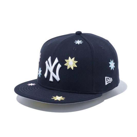 NEW ERA 紐約洋基隊 - 花 EMB 59FIFTY 海軍藍 [13751140]