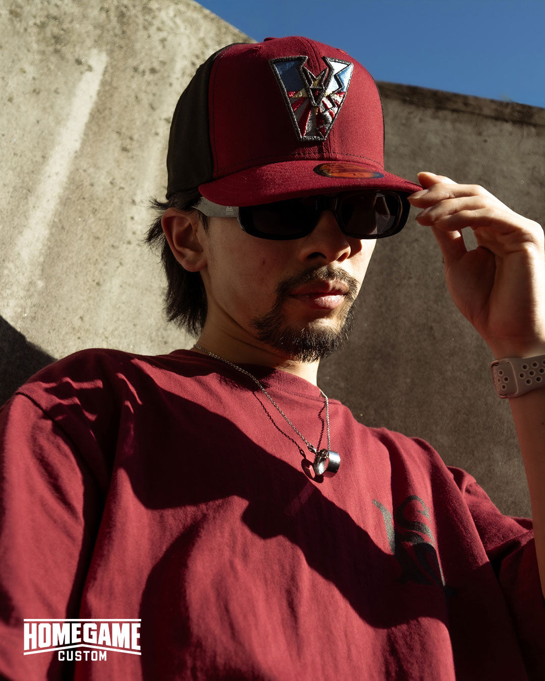 NEW ERA - ARIZONA DIAMONDBACKS CO UPSIDEDOWN 59FIFTY CARDINAL/BLACK【71059674】
