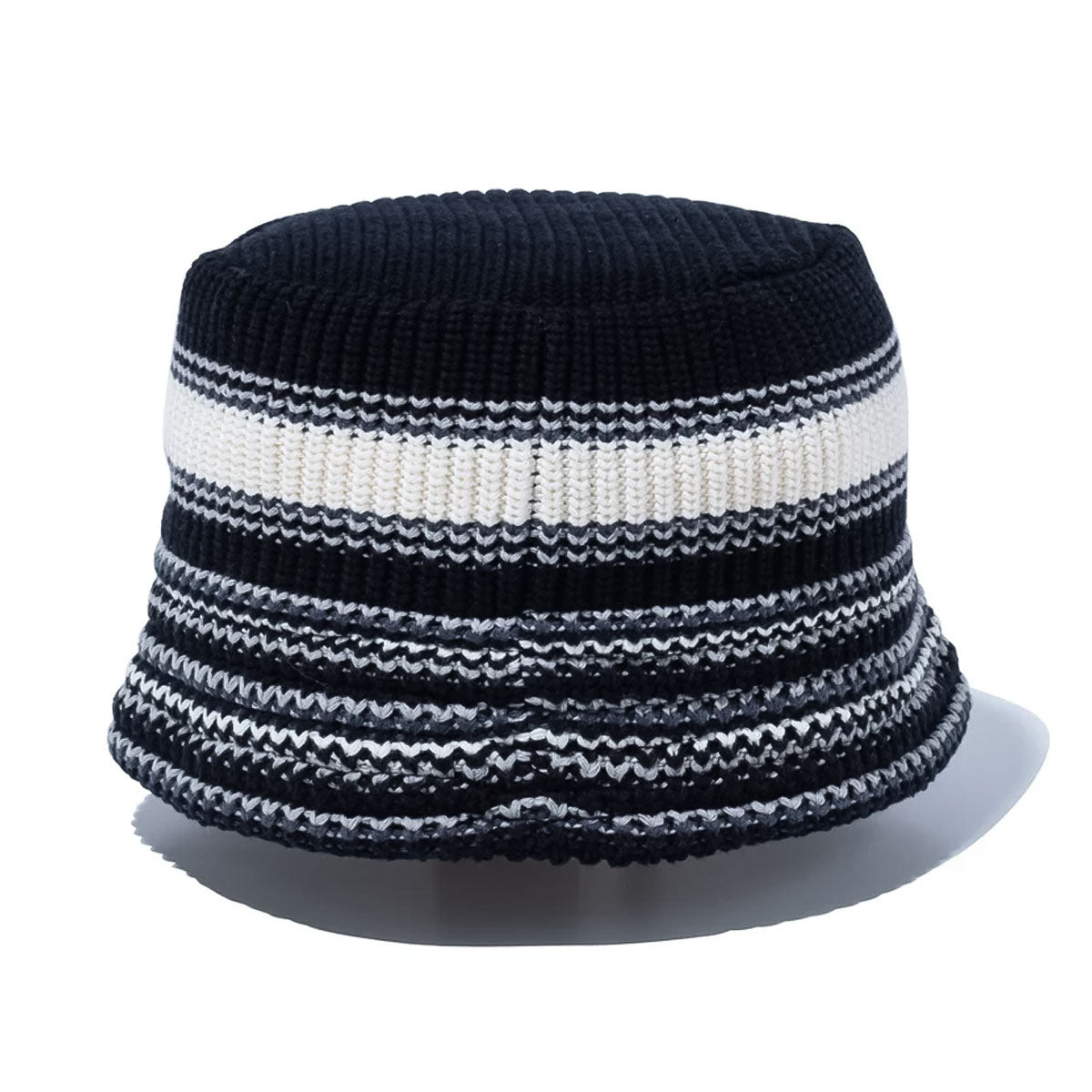 NEW ERA - KNIT BUCKET MULTI BORDER BLACK 【14518195】