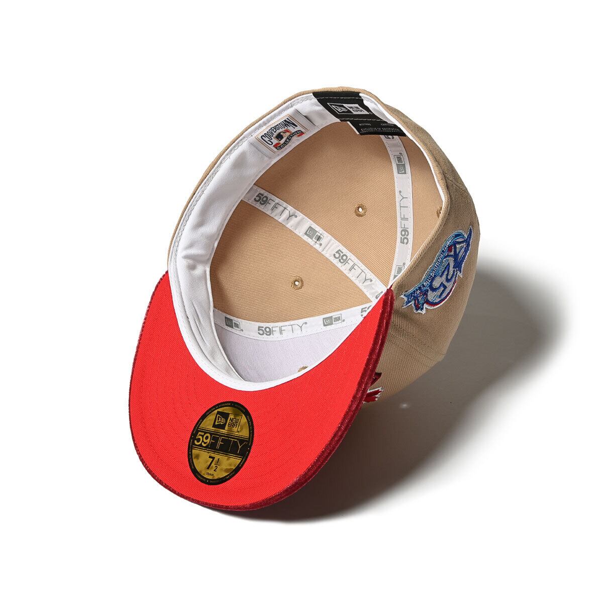 NEW ERA Toronto Blue Jays - 59FIFTY CO 25TH ANV CAMEL/VELOUR MRN【70895747】