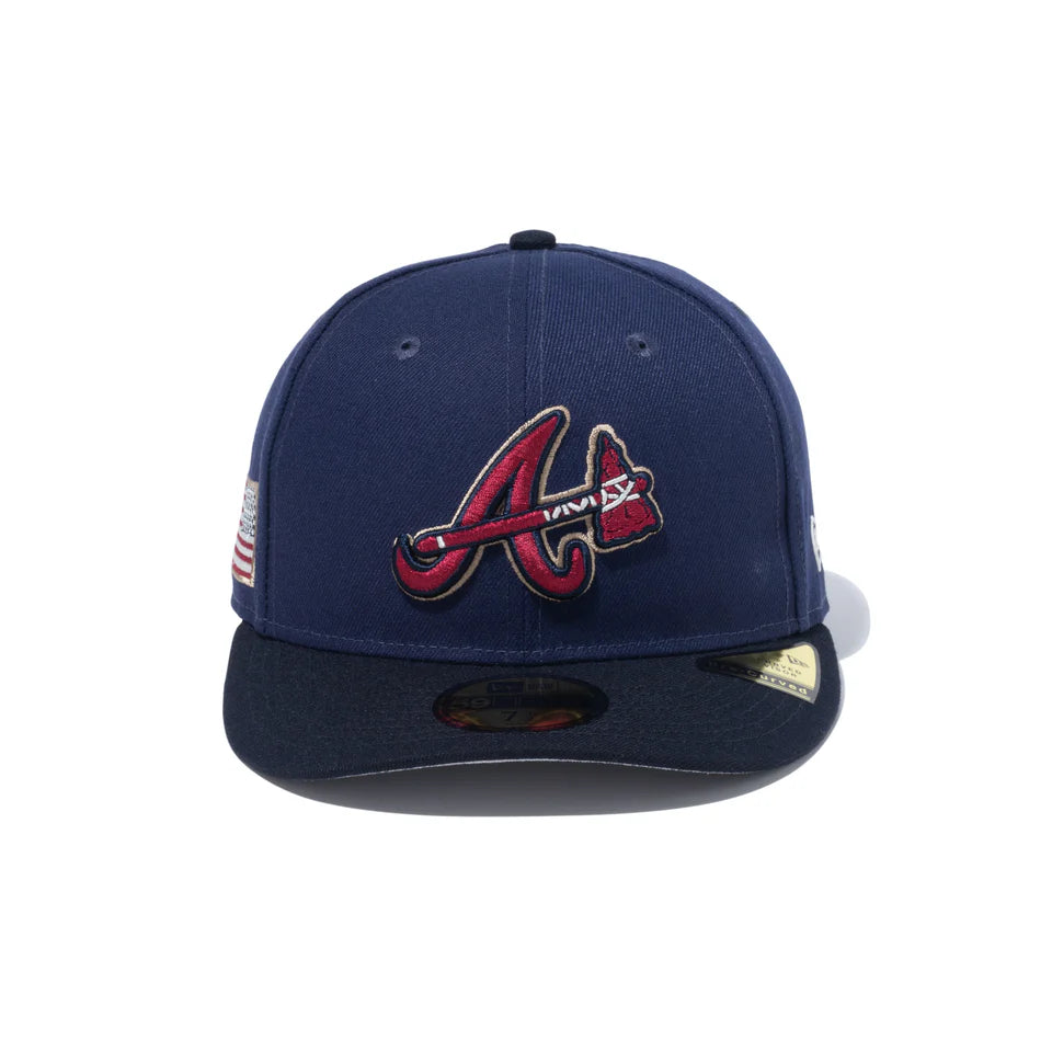 Atlanta Braves ATL MLB Game Authentic 59FIFTY Fitted Cap - 5950 A/Axe Logo Hat Atlanta Braves ATL MLB Game Authentic 59FIFTY Fitted Cap - 5950 A/Axe Logo Hat
