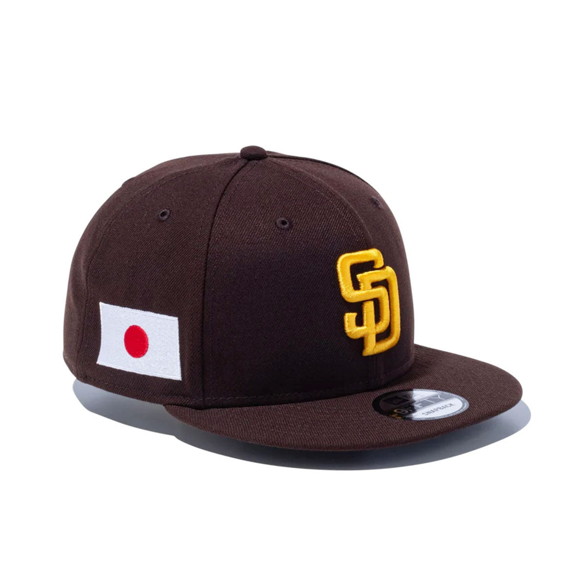 NEW ERA SAN DIEGO PADRES - 9FIFTY MLB JAPAN FLAG BURNT WOOD 【14517900】