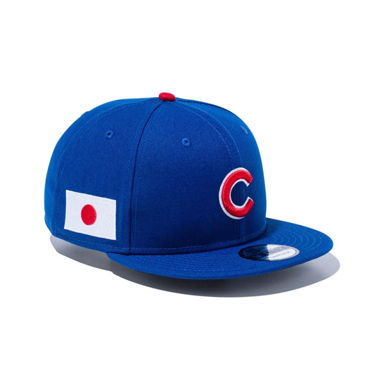 NEW ERA CHICAGO CUBS 9FIFTY MLB JAPAN FLAG LIGHT ROYAL 【14517903】