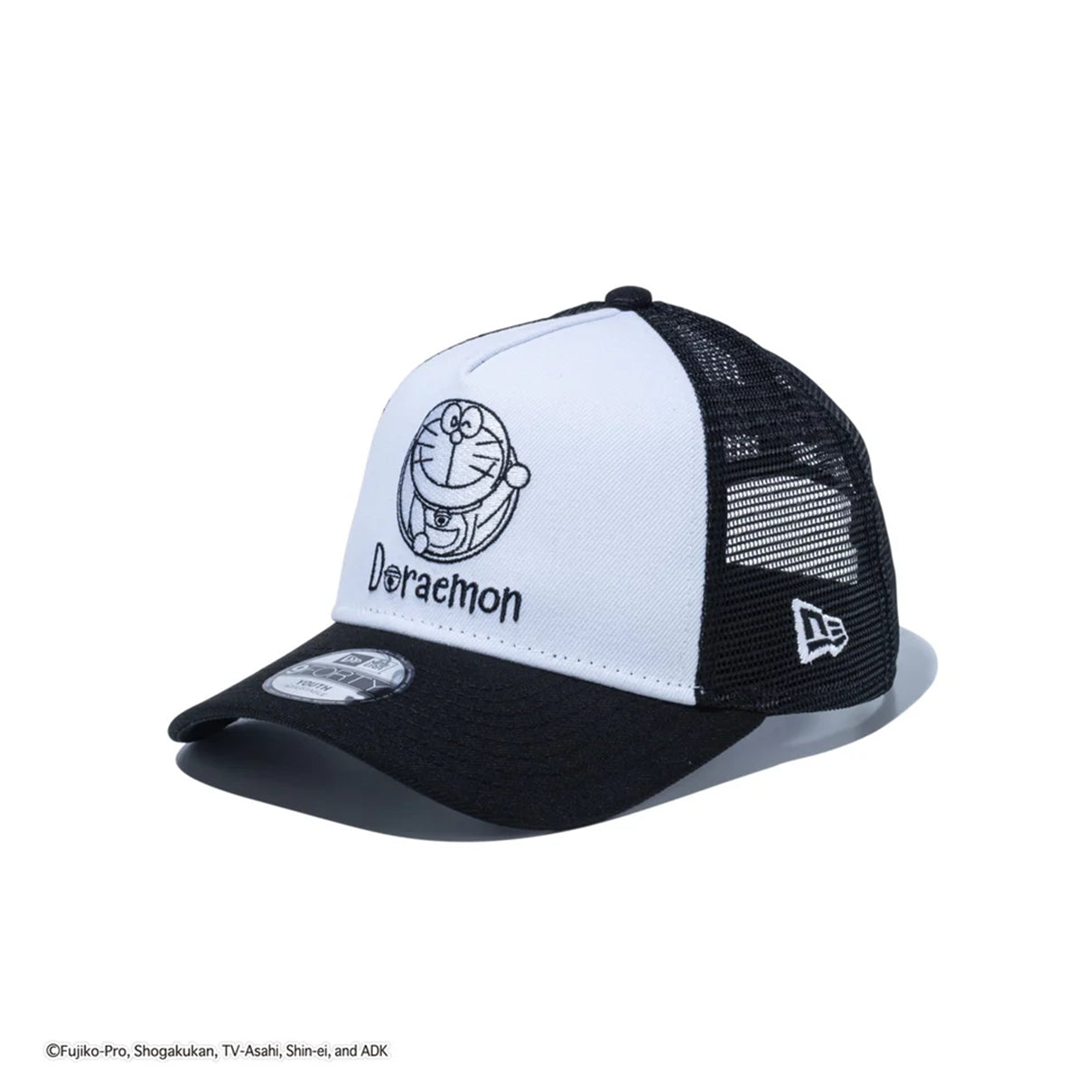 NEW ERA - Youth 9FORTY A-Frame TRUCKER DORAEMON DRAWING WHITE/BLACK【14521035】