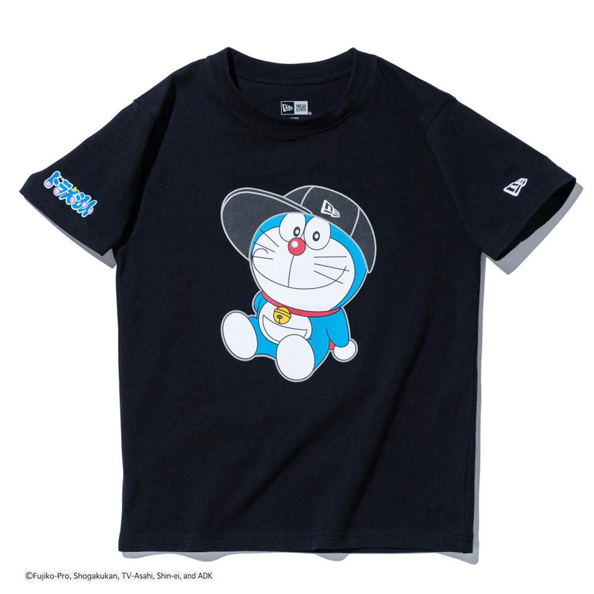 NEW ERA - DORAEMON NECAP Youth S/S COTTON TEE  BLACK 【14521044】